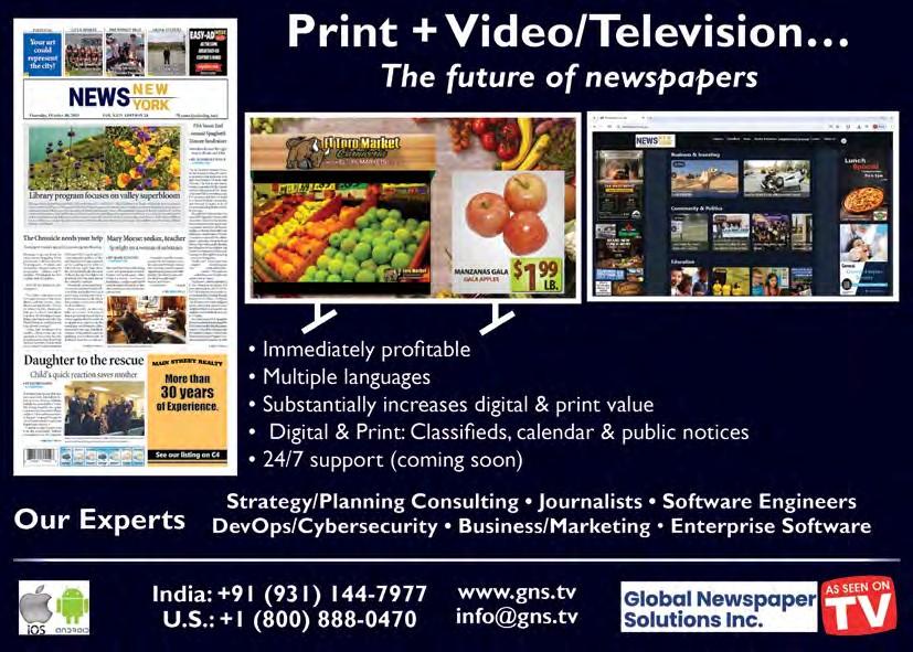Global Newspaper Solutions launches video & television for newspapers